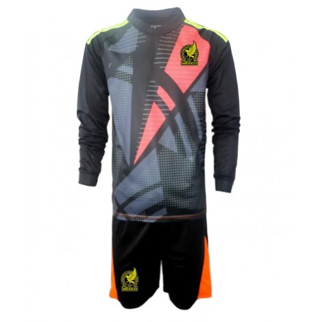 Mexico Keeper Thuis tenue Kids Copa America 2024 Lange Mouw (+ Korte broeken)