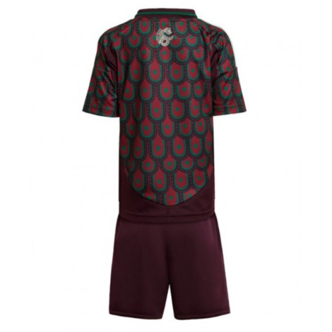 Mexico Thuis tenue Kids Copa America 2024 Korte Mouw (+ Korte broeken)