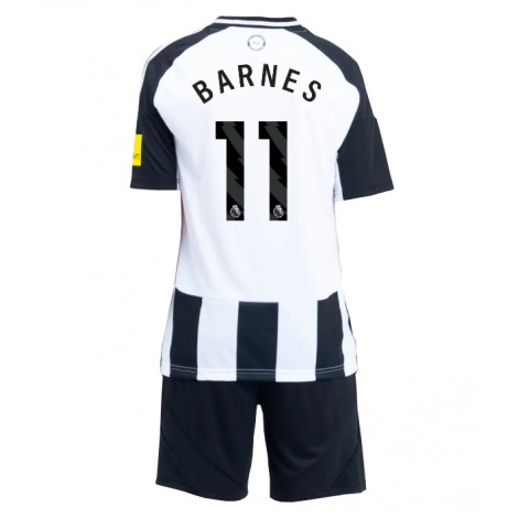 Newcastle United Harvey Barnes #11 Thuis tenue Kids 2024-25 Korte Mouw (+ Korte broeken)