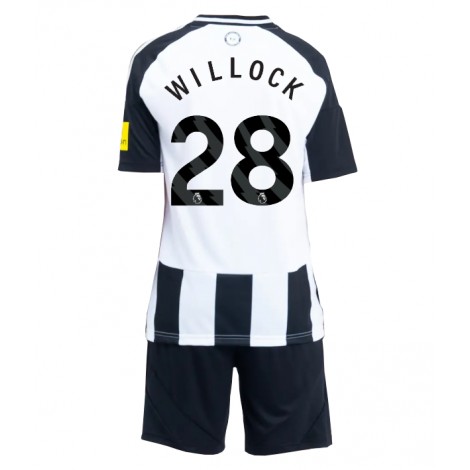 Newcastle United Joe Willock #28 Thuis tenue Kids 2024-25 Korte Mouw (+ Korte broeken)