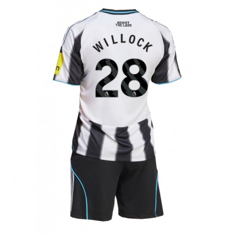 Newcastle United Joe Willock #28 Thuis tenue Kids 2025-26 Korte Mouw (+ Korte broeken)
