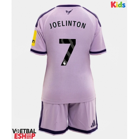 Newcastle United Joelinton #7 Derde tenue Kids 2026-27 Korte Mouw (+ Korte broeken)