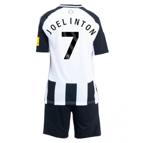 Newcastle United Joelinton #7 Thuis tenue Kids 2024-25 Korte Mouw (+ Korte broeken)