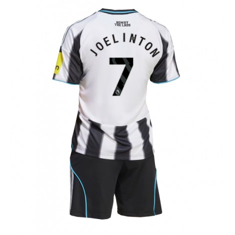 Newcastle United Joelinton #7 Thuis tenue Kids 2025-26 Korte Mouw (+ Korte broeken)