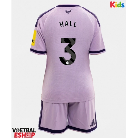 Newcastle United Lewis Hall #3 Derde tenue Kids 2026-27 Korte Mouw (+ Korte broeken)