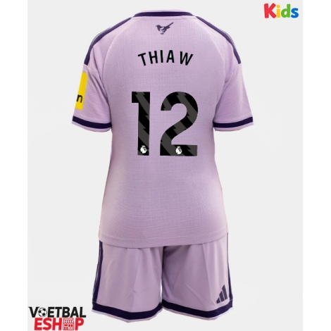 Newcastle United Malick Thiaw #12 Derde tenue Kids 2026-27 Korte Mouw (+ Korte broeken)