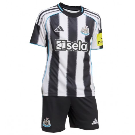 Newcastle United Nick Woltemade #27 Thuis tenue Kids 2025-26 Korte Mouw (+ Korte broeken)