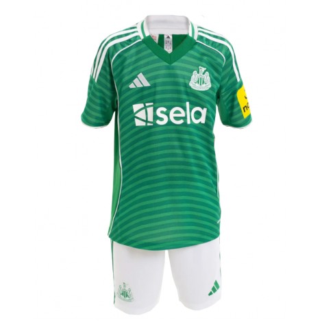 Newcastle United Nick Woltemade #27 Uit tenue Kids 2025-26 Korte Mouw (+ Korte broeken)