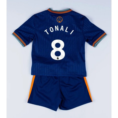Newcastle United Sandro Tonali #8 Derde tenue Kids 2025-26 Korte Mouw (+ Korte broeken)