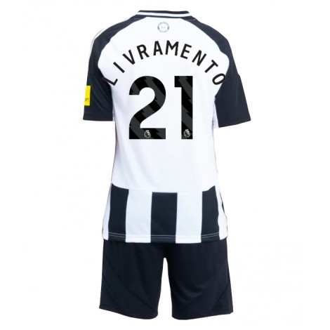 Newcastle United Tino Livramento #21 Thuis tenue Kids 2024-25 Korte Mouw (+ Korte broeken)