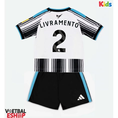 Newcastle United Tino Livramento #2 Thuis tenue Kids 2026-27 Korte Mouw (+ Korte broeken)