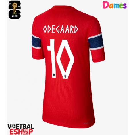 Noorwegen Martin Odegaard #10 Thuis tenue Dames WK 2026 Korte Mouw