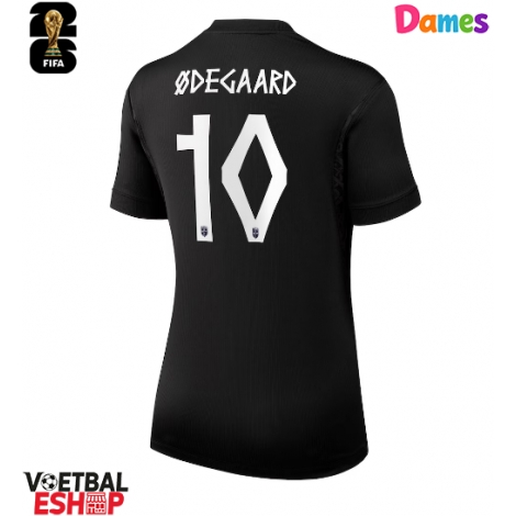 Noorwegen Martin Odegaard #10 Uit tenue Dames WK 2026 Korte Mouw