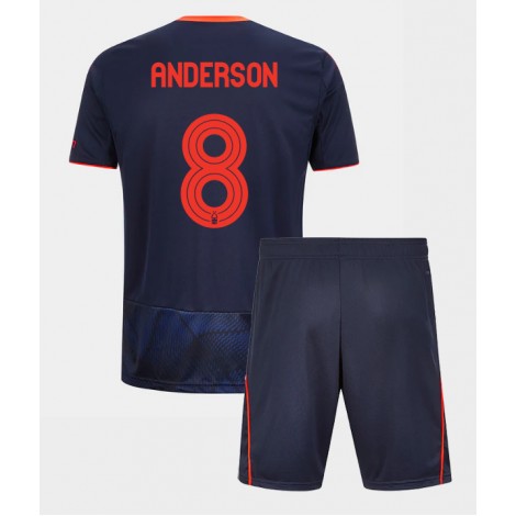 Nottingham Forest Elliot Anderson #8 Derde tenue Kids 2025-26 Korte Mouw (+ Korte broeken)