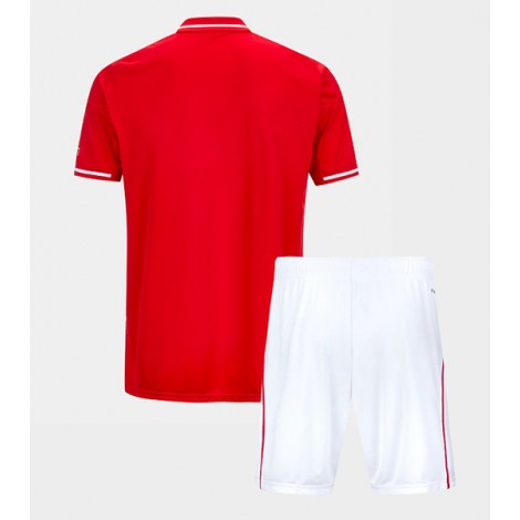 Nottingham Forest Thuis tenue Kids 2025-26 Korte Mouw (+ Korte broeken)