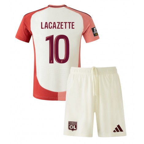 Olympique Lyonnais Alexandre Lacazette #10 Derde tenue Kids 2024-25 Korte Mouw (+ Korte broeken)