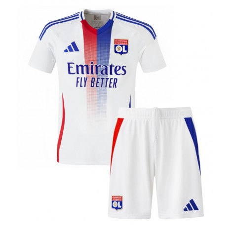 Olympique Lyonnais Alexandre Lacazette #10 Thuis tenue Kids 2024-25 Korte Mouw (+ Korte broeken)