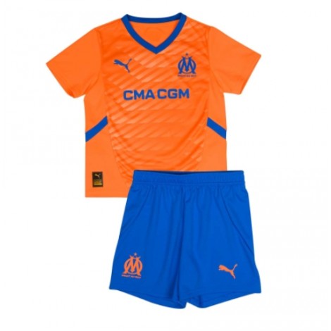Olympique de Marseille Mason Greenwood #10 Derde tenue Kids 2024-25 Korte Mouw (+ Korte broeken)