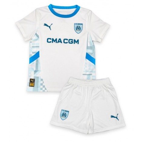 Olympique de Marseille Mason Greenwood #10 Thuis tenue Kids 2024-25 Korte Mouw (+ Korte broeken)