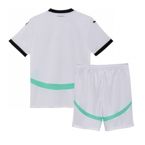 Oostenrijk Uit tenue Kids EK 2024 Korte Mouw (+ Korte broeken)