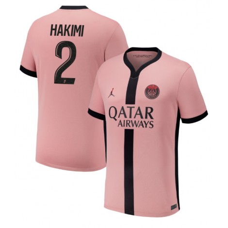 Paris Saint-Germain Achraf Hakimi #2 Derde tenue 2024-25 Korte Mouw Paris Saint-Germain Achraf Hakimi #2 Derde tenue 2024-25 Korte Mouw