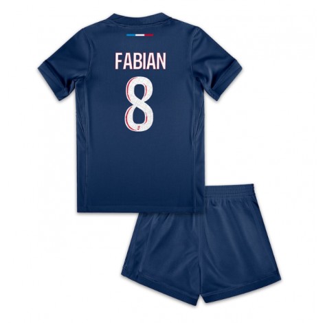 Paris Saint-Germain Fabian Ruiz #8 Thuis tenue Kids 2024-25 Korte Mouw (+ Korte broeken)