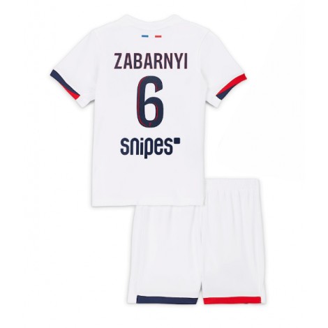 Paris Saint-Germain Illia Zabarnyi #6 Uit tenue Kids 2025-26 Korte Mouw (+ Korte broeken)