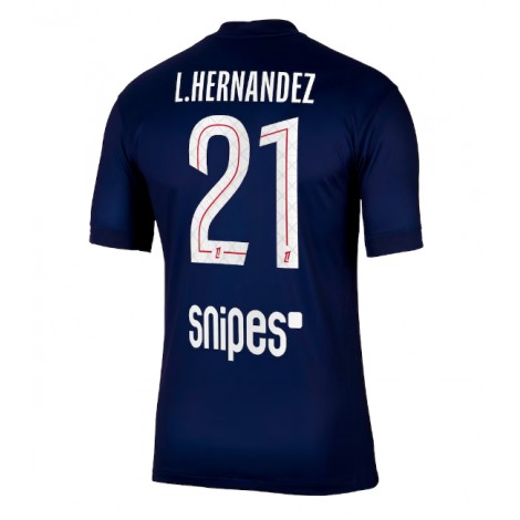 Paris Saint-Germain Lucas Hernandez #21 Thuis tenue 2025-26 Korte Mouw Paris Saint-Germain Lucas Hernandez #21 Thuis tenue 2025-26 Korte Mouw