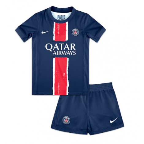 Paris Saint-Germain Thuis tenue Kids 2024-25 Korte Mouw (+ Korte broeken)