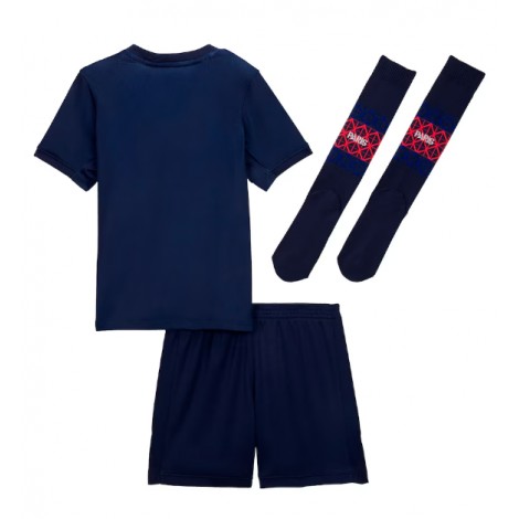 Paris Saint-Germain Thuis tenue Kids 2025-26 Korte Mouw (+ Korte broeken)