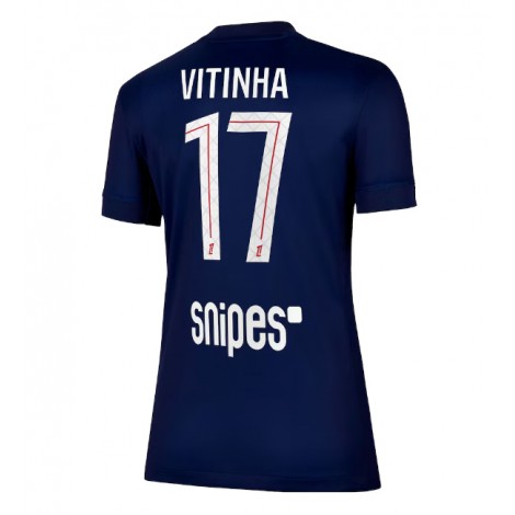 Paris Saint-Germain Vitinha #17 Thuis tenue Dames 2025-26 Korte Mouw Paris Saint-Germain Vitinha #17 Thuis tenue Dames 2025-26 Korte Mouw