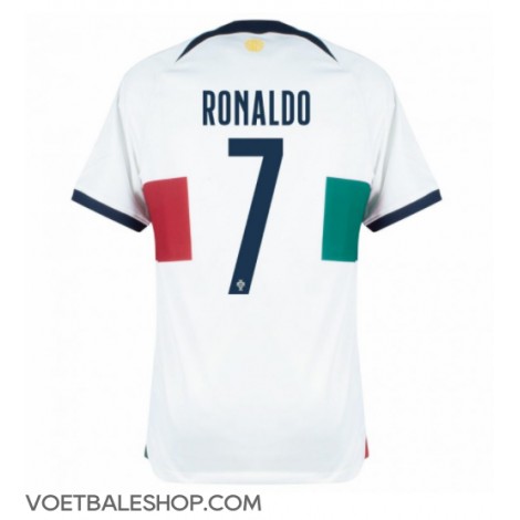 Portugal Cristiano Ronaldo #7 Uit tenue WK 2022 Korte Mouw