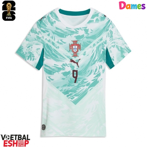 Portugal Goncalo Ramos #9 Uit tenue Dames WK 2026 Korte Mouw