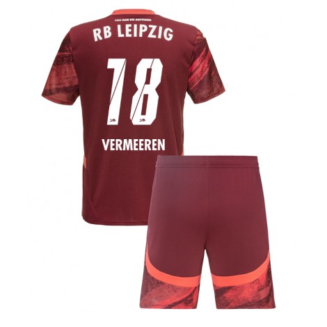 RB Leipzig Arthur Vermeeren #18 Uit tenue Kids 2024-25 Korte Mouw (+ Korte broeken)
