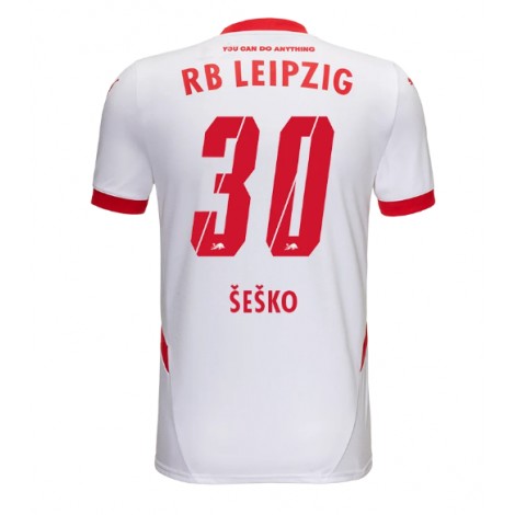RB Leipzig Benjamin Sesko #30 Thuis tenue 2024-25 Korte Mouw RB Leipzig Benjamin Sesko #30 Thuis tenue 2024-25 Korte Mouw