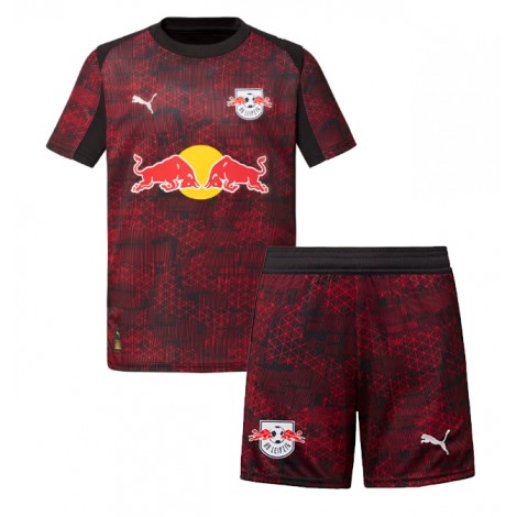 RB Leipzig Conrad Harder #11 Derde tenue Kids 2025-26 Korte Mouw (+ Korte broeken)