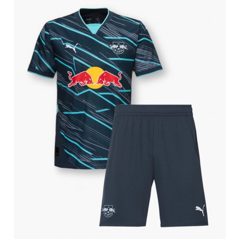 RB Leipzig Xavi Simons #10 Derde tenue Kids 2024-25 Korte Mouw (+ Korte broeken)