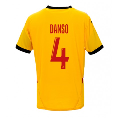 RC Lens Kevin Danso #4 Thuis tenue 2024-25 Korte Mouw RC Lens Kevin Danso #4 Thuis tenue 2024-25 Korte Mouw