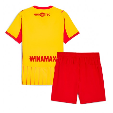 RC Lens Thuis tenue Kids 2025-26 Korte Mouw (+ Korte broeken)