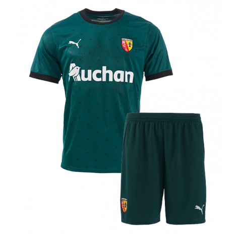 RC Lens Uit tenue Kids 2024-25 Korte Mouw (+ Korte broeken)