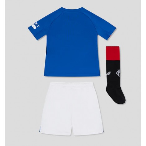 Rangers Thuis tenue Kids 2024-25 Korte Mouw (+ Korte broeken)