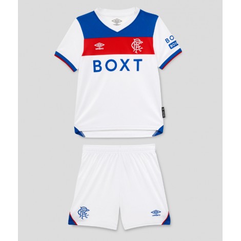 Rangers Uit tenue Kids 2025-26 Korte Mouw (+ Korte broeken)