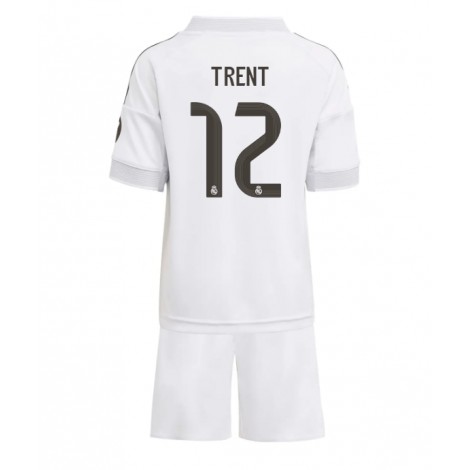 Real Madrid Alexander-Arnold #12 Thuis tenue Kids 2025-26 Korte Mouw (+ Korte broeken)