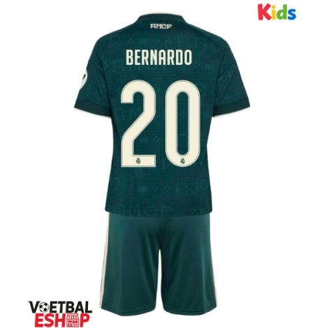 Real Madrid Bernardo Silva #20 Uit tenue Kids 2026-27 Korte Mouw (+ Korte broeken)