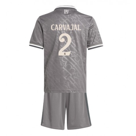 Real Madrid Daniel Carvajal #2 Derde tenue Kids 2024-25 Korte Mouw (+ Korte broeken)