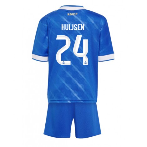 Real Madrid Dean Huijsen #24 Derde tenue Kids 2025-26 Korte Mouw (+ Korte broeken)