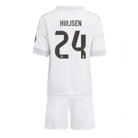 Real Madrid Dean Huijsen #24 Thuis tenue Kids 2025-26 Korte Mouw (+ Korte broeken)