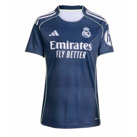 Real Madrid Eduardo Camavinga #6 Uit tenue Dames 2025-26 Korte Mouw Real Madrid Eduardo Camavinga #6 Uit tenue Dames 2025-26 Korte Mouw