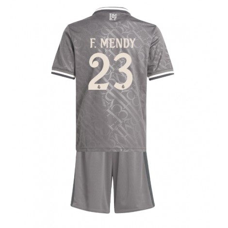 Real Madrid Ferland Mendy #23 Derde tenue Kids 2024-25 Korte Mouw (+ Korte broeken)