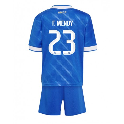 Real Madrid Ferland Mendy #23 Derde tenue Kids 2025-26 Korte Mouw (+ Korte broeken)